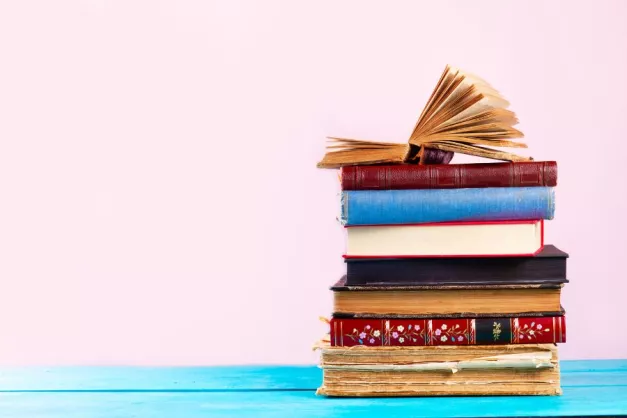 stack of books