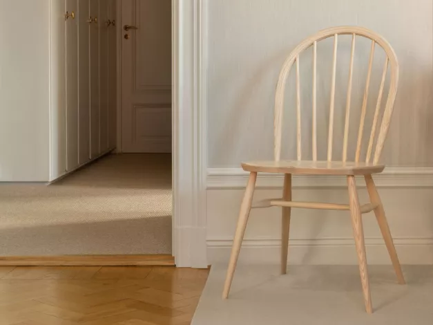 An Ercol designed wooden chair