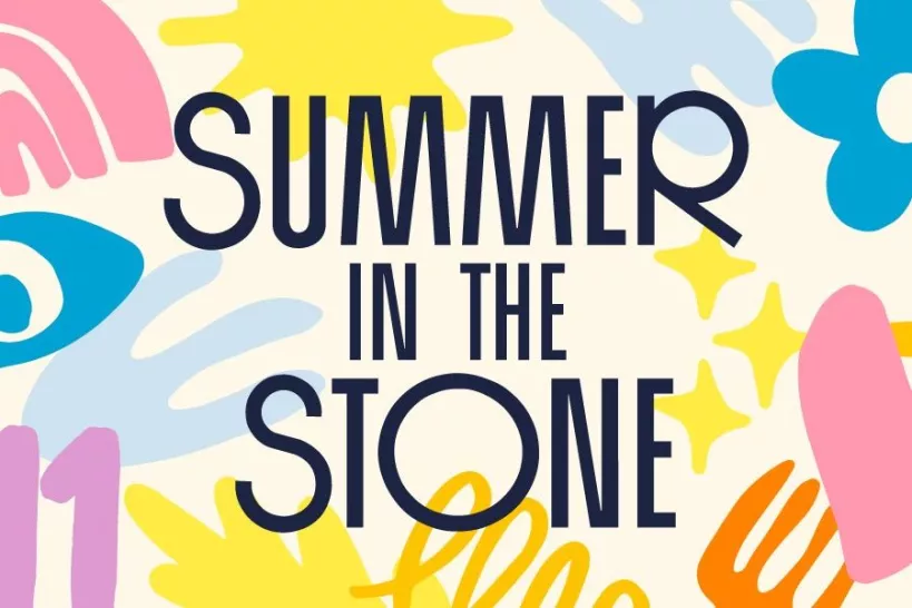 An infographic that reads: Summer in the Stone