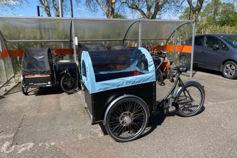 Picture of the Christiania Cargo Bike