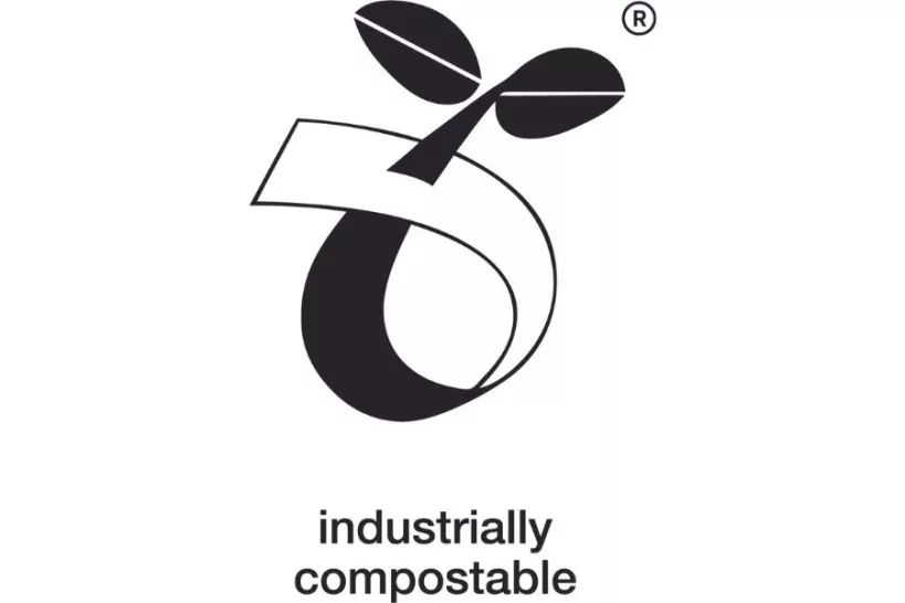 logo of industrially compostable 